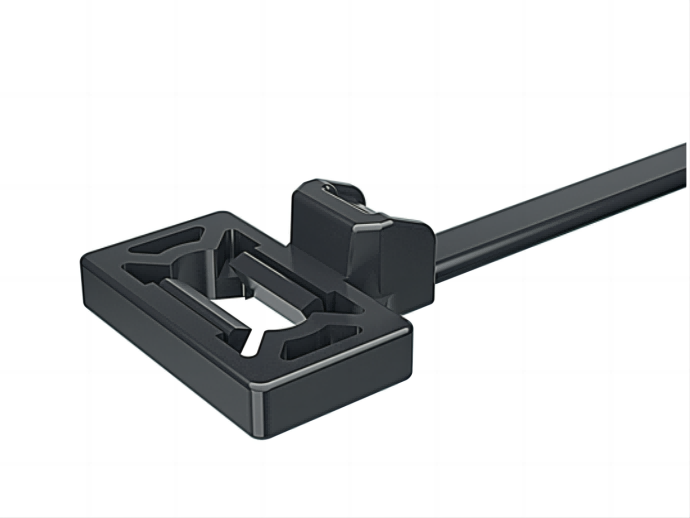 可橫向調整的一體式焊接螺栓固定紮帶