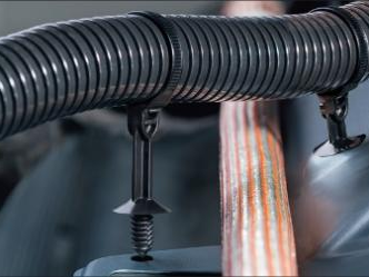 帶（dài）圓盤和杉樹頭的一體式固定紮帶（適用於圓孔）